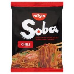Nissin Soba Chilis ízesítésű sült tészta búzalisztből 111 g - elinashop