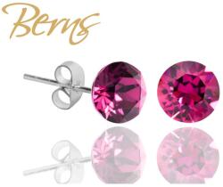 Rayawadi Kft Berns fülbevaló Xirius 6mm fuchsia