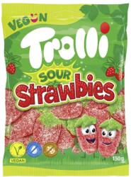 Trolli Sour Strawbies savanyú eperízű gumicukor 150g
