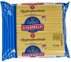 Gyermelyi tészta, spagetti, 4 tojásos 15kg