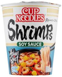 Nissin Foods Kft Nissin Cup Noodles szójaszószós instant tésztaleves rák ízesítéssel, ázsiai módra 63g