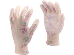 TOYA Mănuși de grădină cu model floral, mărimea 8 (74128)