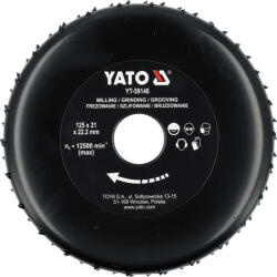 TOYA Disc rotativ tip răzuitor (pentru lemn-gips carton) pentru polizor unghiular 125 mm (YT-59146) - mistertools Pila