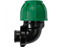TOYA Cot conector țeavă PP 90° GW 32mm x 1/2" (88911)