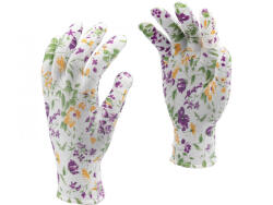 TOYA Mănuși de grădină cu model floral, mărimea 8 (74123) - mistertools