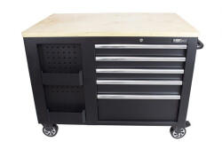 KROFTOOLS Cărucior mobil pentru scule cu banc de lucru (cărucior atelier) 1, 14 x 0, 73 m (8700)