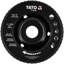 TOYA Disc rotativ tip răzuitor (pentru lemn-gips carton) pentru polizor unghiular 115 mm (YT-59150) Pila