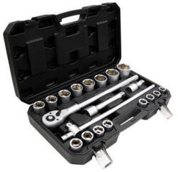 KROFTOOLS Set chei tubulare hexagonale 3/4", 21 piese 19-50 mm (2123)