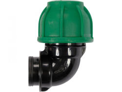 TOYA Cot conector PP 90° 25mm x 1/2" (88872)