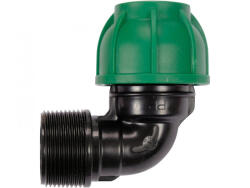 TOYA Conector țeavă PP 90° GZ 32mm x 5/4" (88917)