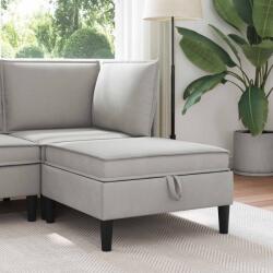 vidaXL Taburet cu depozitare Gri deschis Catifea GartenMobel Dekor (42027147) Canapea