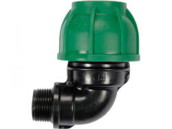 TOYA Cot conector țeavă PP 90° GZ 32mm x 3/4" (88915)
