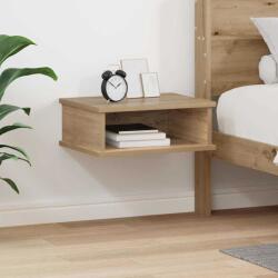 vidaXL Noptiera Stejar Artizanal 40 x 31 x 15 cm Lemn compozit GartenMobel Dekor (891118)