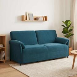 vidaXL Sofa cu 3 locuri albastru 198 x 83 x 95 cm Catifea GartenMobel Dekor (42033976) Canapea