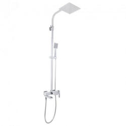 Mixxus Coloana de dus cu baterie Mixxus Premium Franco 009-J, alama crom, termostat (9810)