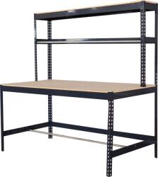  Masa de lucru pentru atelier Racks PWB60 cu polita, 183x90x183 cm, 350 kg (2212759)
