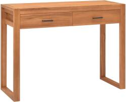 vidaXL Birou cu 2 sertare, 100x40x75 cm, lemn de tec GartenMobel Dekor (325270)