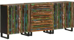 vidaXL Dulapuri, 3 buc. , 60x34x75 cm, lemn masiv de acacia GartenMobel Dekor (3217087) Comoda