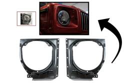 KITT Suport faruri Mercedes W463 G-Class 1990-2006 upgrade facelift 2007-2018 (HLSPMBW463)