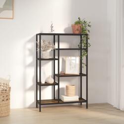 vidaXL Biblioteca, 80x30x120 cm, otel si lemn prelucrat GartenMobel Dekor (336358) Biblioteca