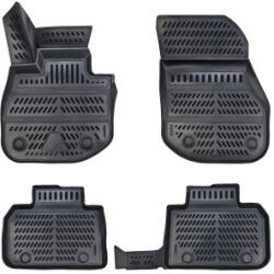 Set covoare cauciuc tip tavita pentru BMW iX1 U11 (2022+), TPE negru, 4 piese (150923-18)