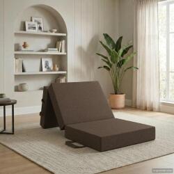 vidaXL Сгъваем диван легло 75 x 67 x 45 см Таупе (900164)