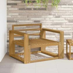 vidaXL Canapea Medie pentru Exterior Lemn Solid de Acacia Alb GartenMobel Dekor (3439013) Canapea