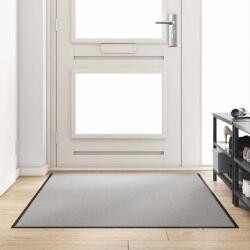 vidaXL Covoras de intrare Gri si negru 120 x 180 cm 100% Poliamida GartenMobel Dekor (4100773) Pres