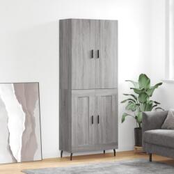 vidaXL Dulap înalt, gri sonoma, 69, 5x34x180 cm, lemn compozit GartenMobel Dekor (3195809) Comoda