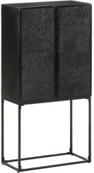 vidaXL Servanta, negru, 60x30x120 cm, lemn masiv de acacia & mango GartenMobel Dekor (321613) Comoda