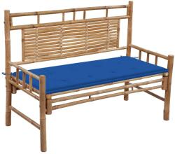 vidaXL Banca de gradina cu perna, 120 cm, bambus GartenMobel Dekor (3063886)