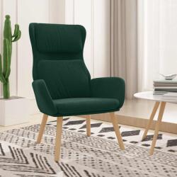 vidaXL Scaun de relaxare, verde închis, catifea GartenMobel Dekor (341353)