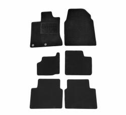 RapidAuto Covorase mocheta Nissan Qashqai +2 2008+, negre, set 6 piese (840033ABLACK)