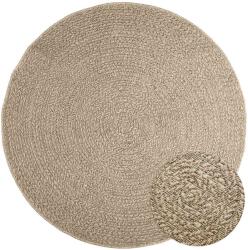 vidaXL Covor ZIZUR, aspect iuta, Ø 160 cm, pentru interior si exterior GartenMobel Dekor (4010416) Covor