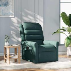 vidaXL Fotoliu rabatabil, verde închis, material textil GartenMobel Dekor (4015642)