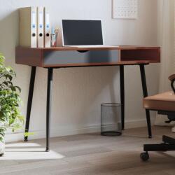 vidaXL Birou de computer cu sertar, maro, 110x50x75 cm, lemn prelucrat GartenMobel Dekor (358621)