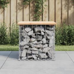 vidaXL Banca de gradina, design gabion, 43x44x42 cm, lemn masiv de pin GartenMobel Dekor (834335)