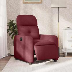 vidaXL Fotoliu rabatabil electric, rosu vin, material textil GartenMobel Dekor (3206780)
