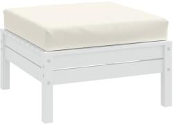 vidaXL Perna de paleti, melanj crem, 60x60x9, 5 cm, material textil GartenMobel Dekor (4002665)