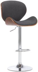 vidaXL Scaun de bar, gri, material textil GartenMobel Dekor (287413)