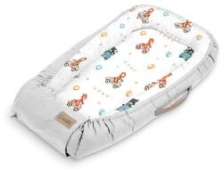 Klups Baby Nest Klups Cars 416, cuib pentru bebelusi confortabil din bumbac (00081969)