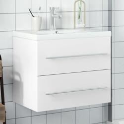 vidaXL Dulap pentru chiuveta de baie, lavoar încorporat, alb GartenMobel Dekor (3278764)