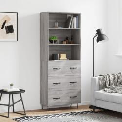 vidaXL Dulap înalt, gri sonoma, 69, 5x34x180 cm, lemn compozit GartenMobel Dekor (3189379) Comoda
