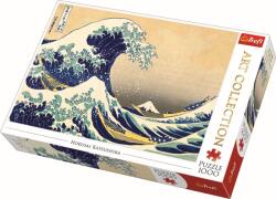 Trefl Puzzle Trefl 1000 piese Marele Val de la Kanagawa, Art Collection (10521) Puzzle