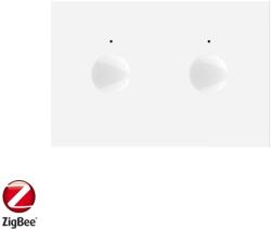LIVOLO Modul intrerupator dublu cu touch Livolo, protocol ZigBee, standard Italian - Serie noua SmartElectro IntelligentHouse (C9-VL-FC2Z-3WP)