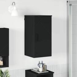 vidaXL Dulap de Baie cu usa Negru 30 x 31.5 x 61 cm Lemn compozit GartenMobel Dekor (883345)