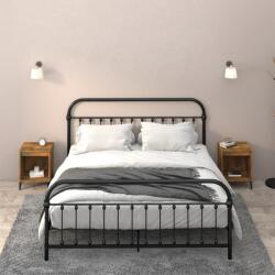 vidaXL Noptiere, 2 buc. , stejar fumuriu, 40x35x50 cm GartenMobel Dekor (821885)