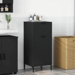 vidaXL Dulap de Baie Negru 39, 5 x 36 x 88 cm Lemn compozit & Metal GartenMobel Dekor (883395)