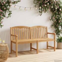 vidaXL Banca din lemn sculptata manual cu flori natural GartenMobel Dekor (42030015)
