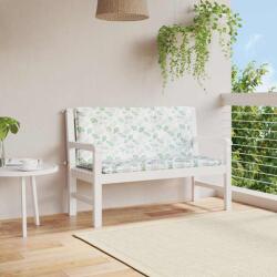 vidaXL Perne banca de gradina 2 buc. model frunze 120x50x7 cm textil GartenMobel Dekor (361693)